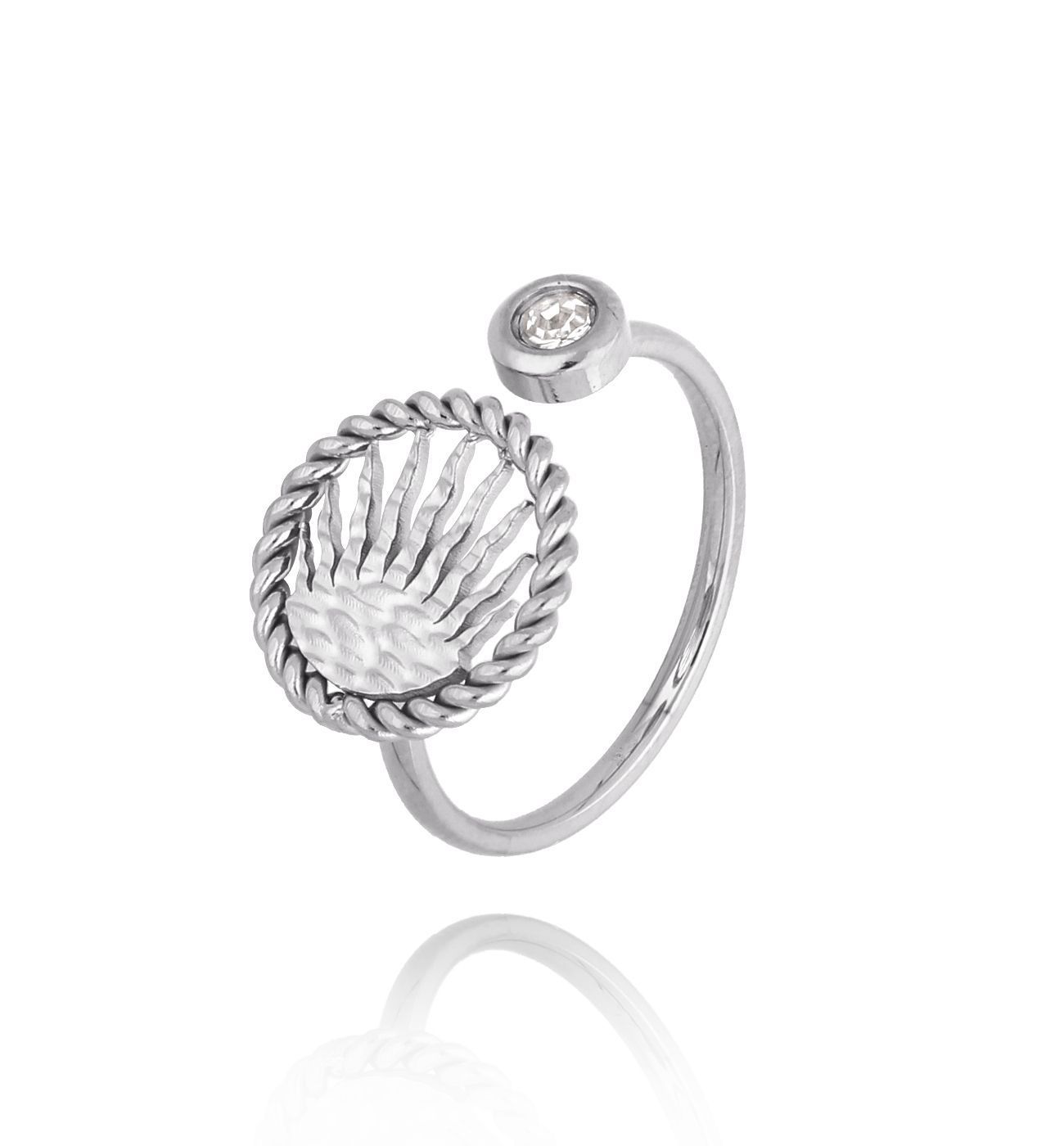 Pierścionek srebrny ze słońcem Mi Amado Sol PSA0592