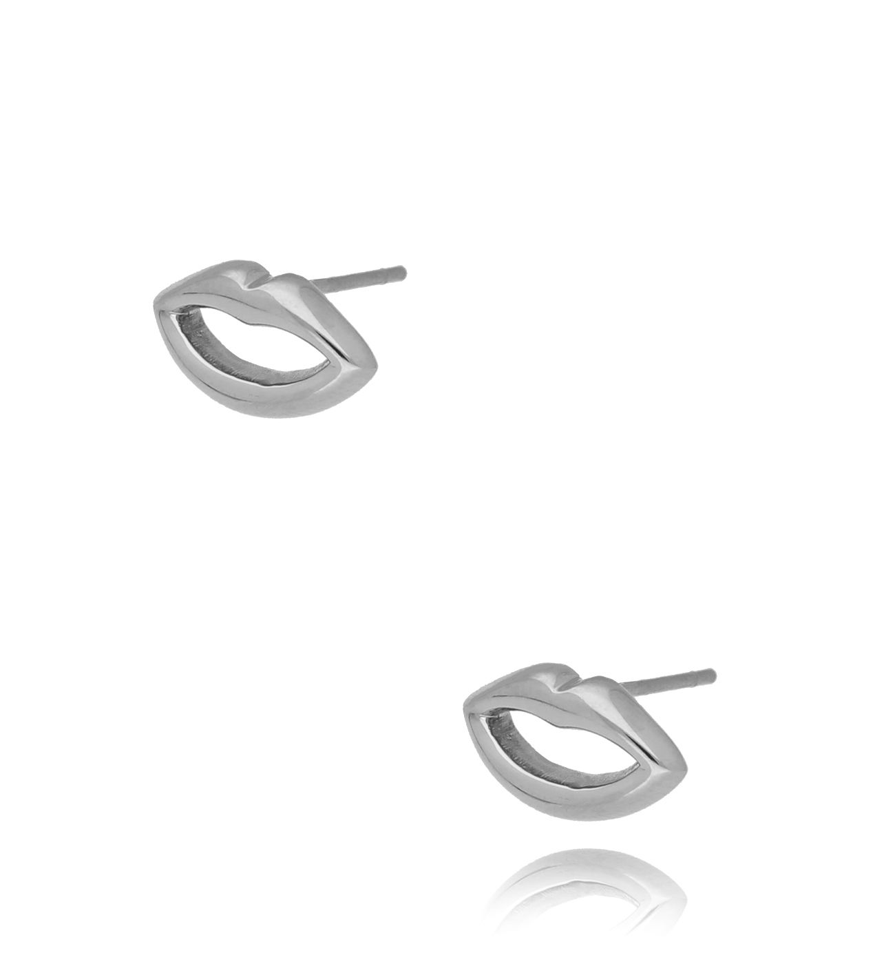 Kolczyki usta srebrne Mouth - By Dziubeka