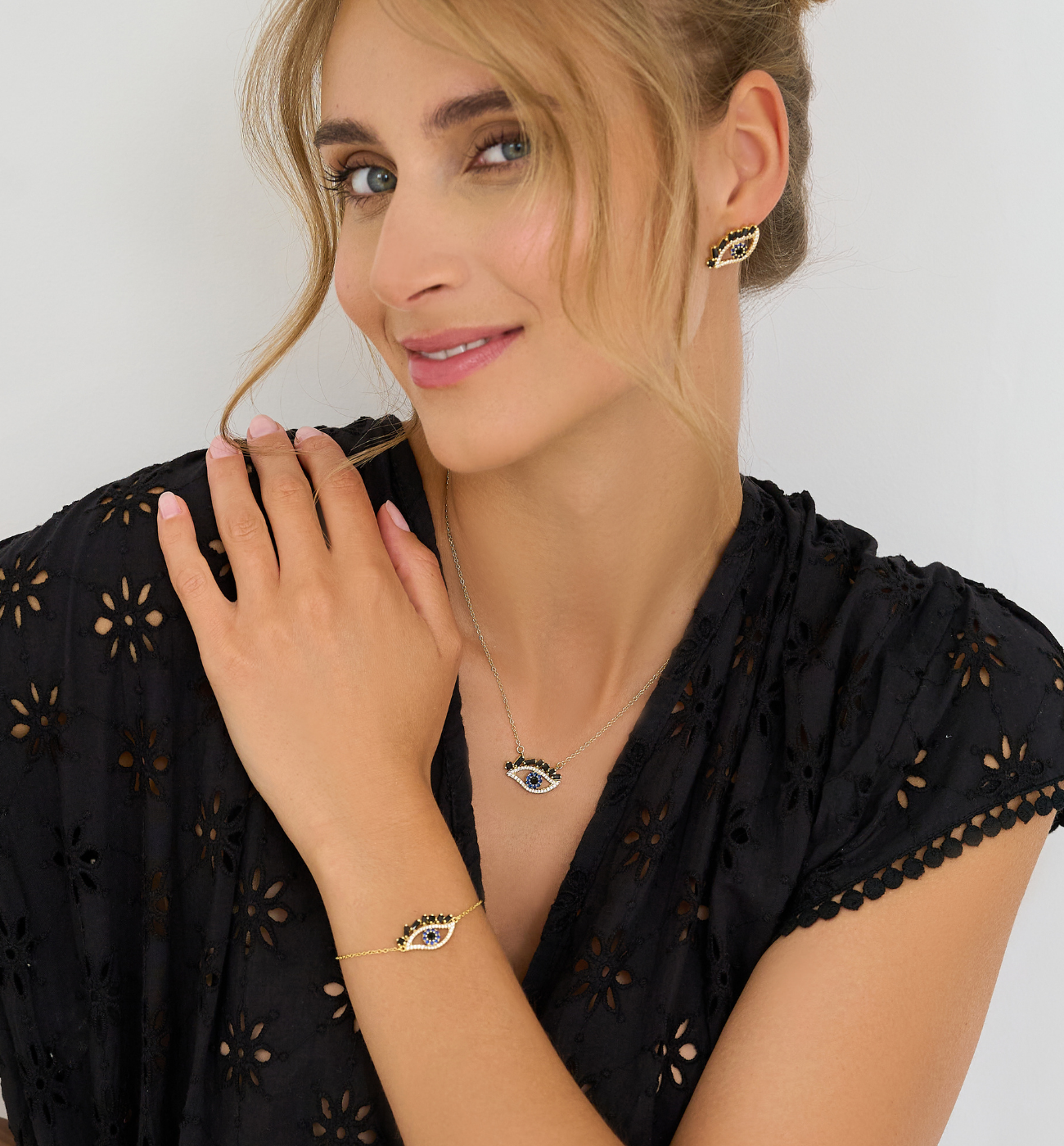 Zestaw biżuterii z okiem Enchanted Eye Z0217