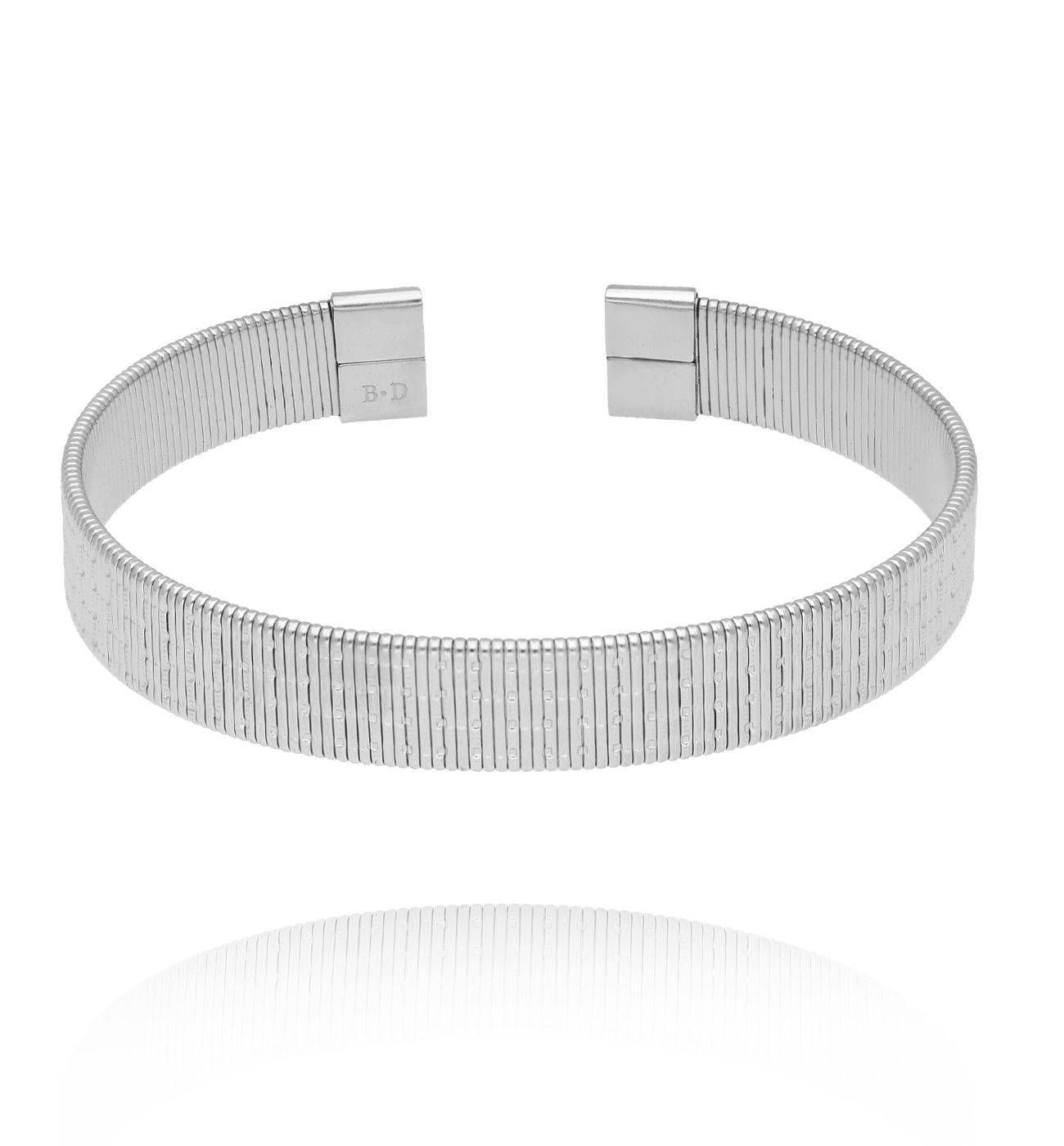 Bransoletka obręcz srebrna BSY0451 - By Dziubeka