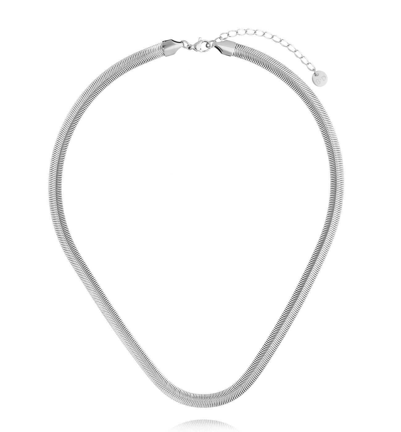 Naszyjnik srebrna żmijka NSY0453