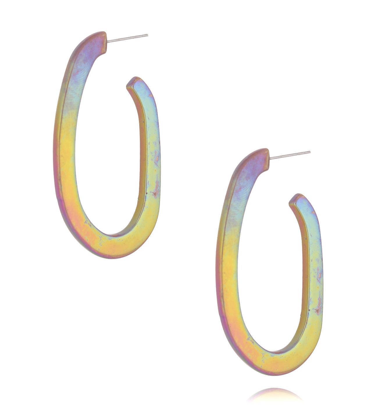 Kolczyki benzynowe owalne Surprendre KZA0184