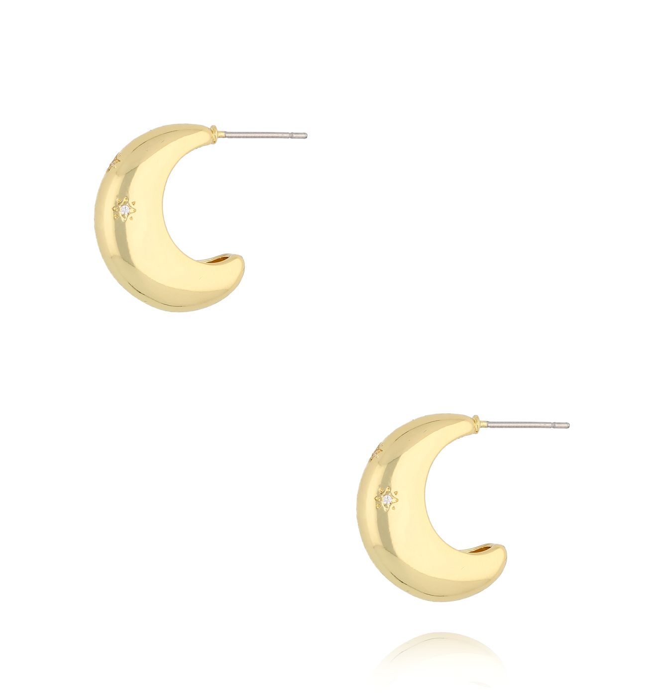 Kolczyki złote Gossip Girl - By Dziubeka