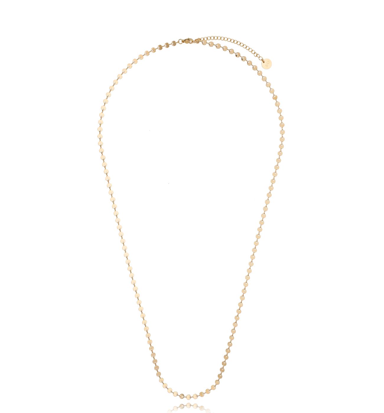 Naszyjnik ze stali szlachetnej pozłacany długi Secret of Joy - By Dziubeka