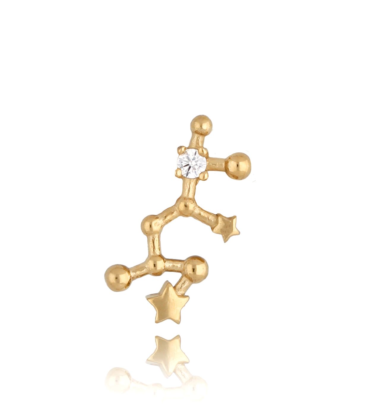 Kolczyk z konstelacją Strzelec KCON0009