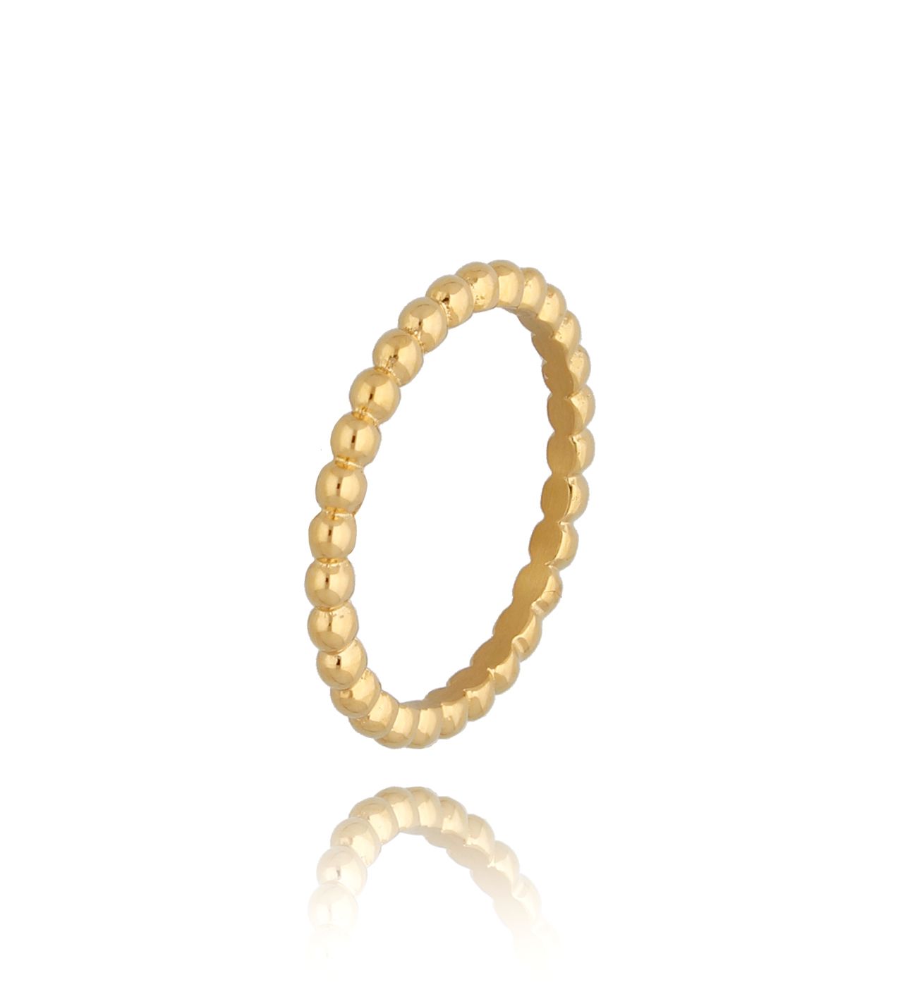 Pierścionek złoty Punti - By Dziubeka