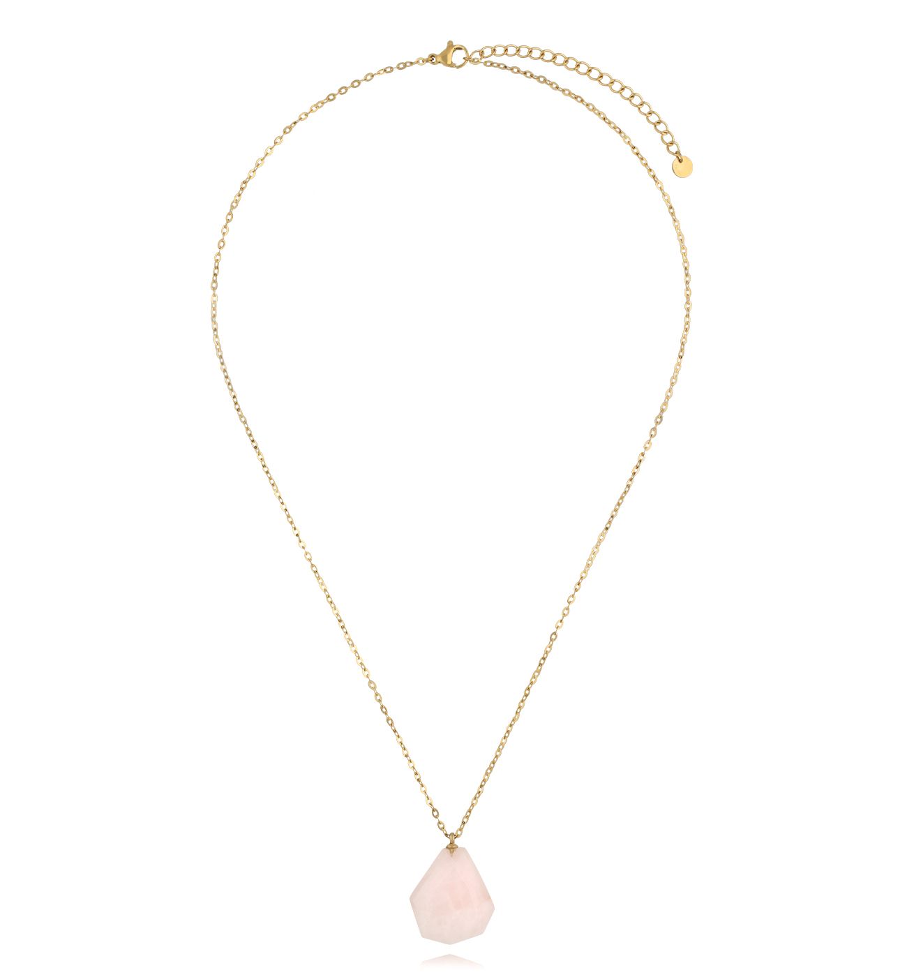Naszyjnik z kwarcem różowym Enchantment - By Dziubeka