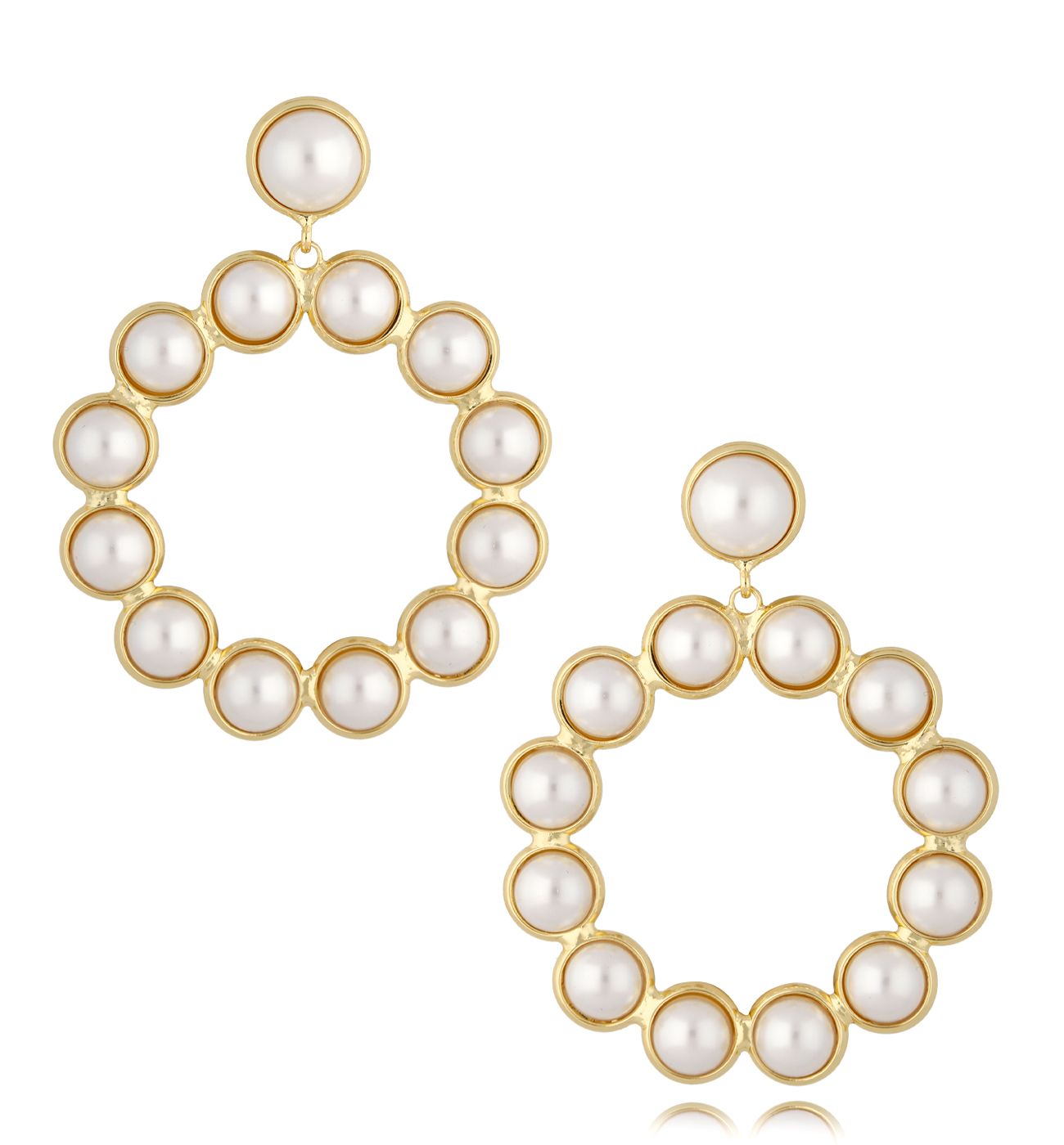 Kolczyki złote z perłami Ellis KPE0090