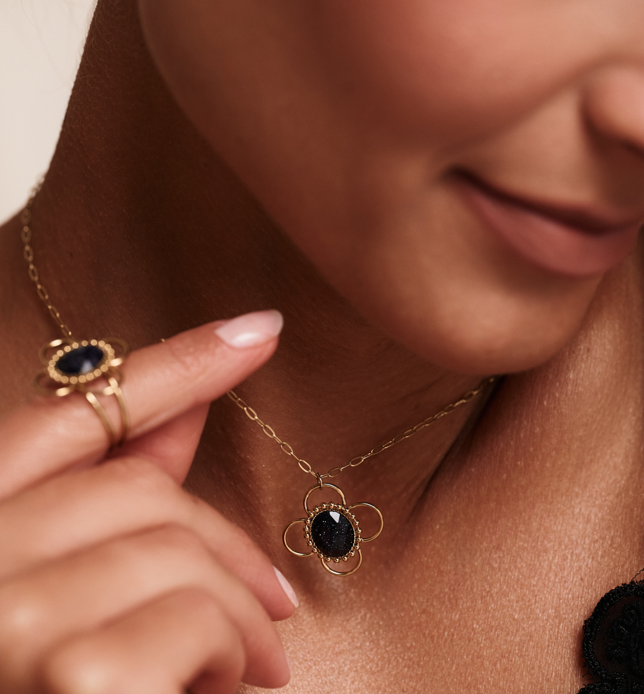 Naszyjnik z nocą Kairu NEA0006 - By Dziubeka