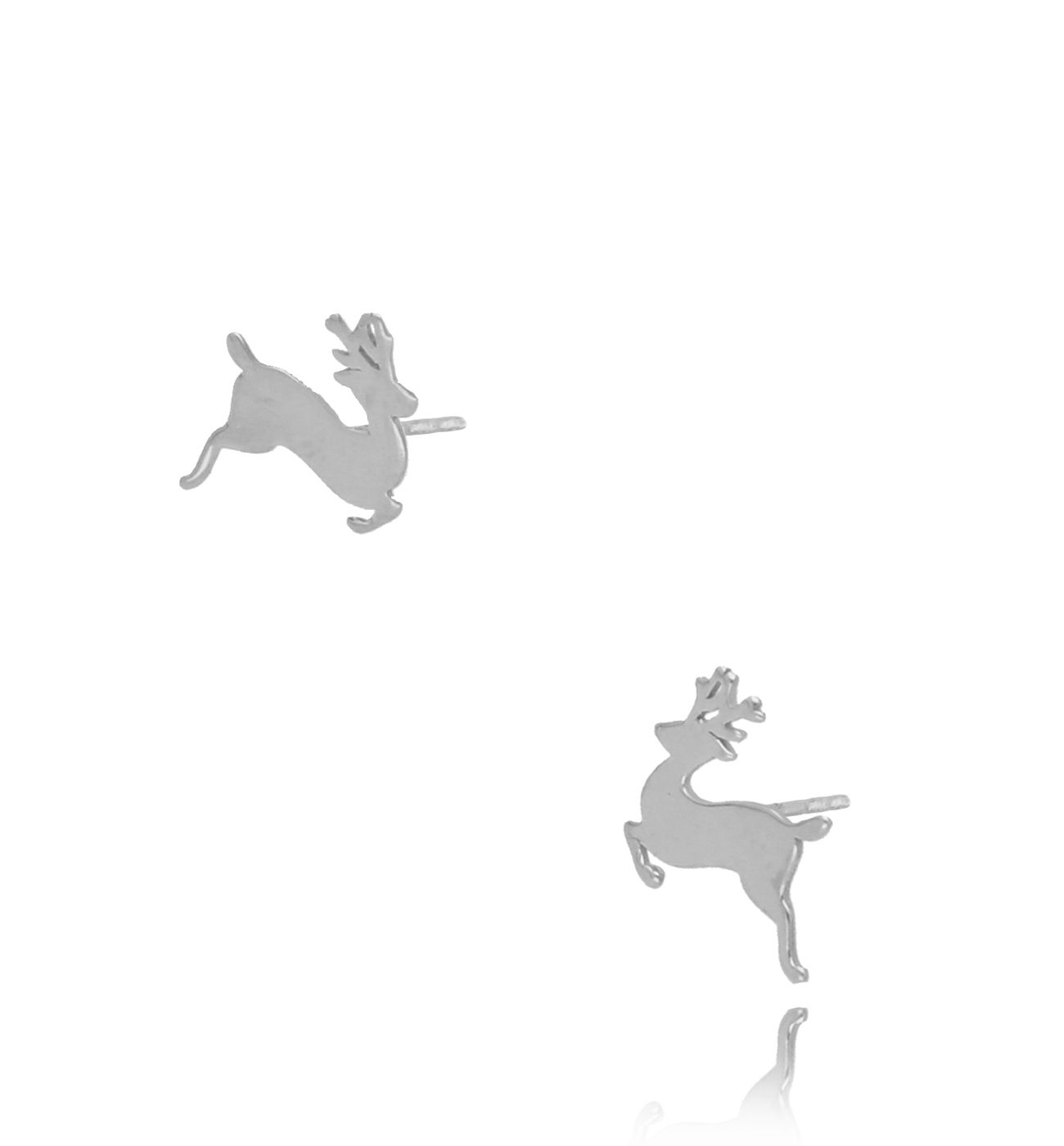 Kolczyki srebrne I Love Christmas KSE0073