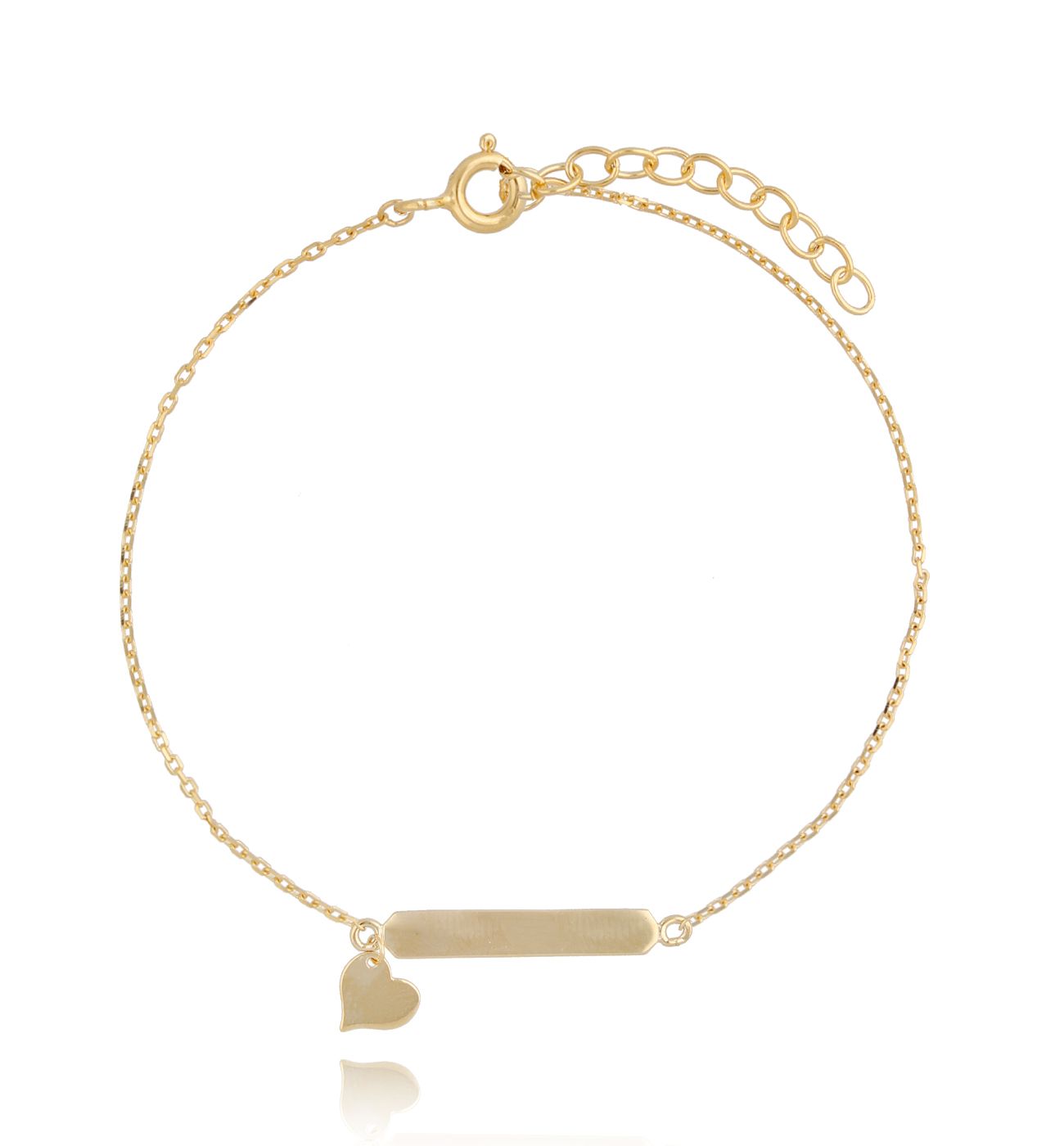 Bransoletka pozłacana Just answer BSE0130