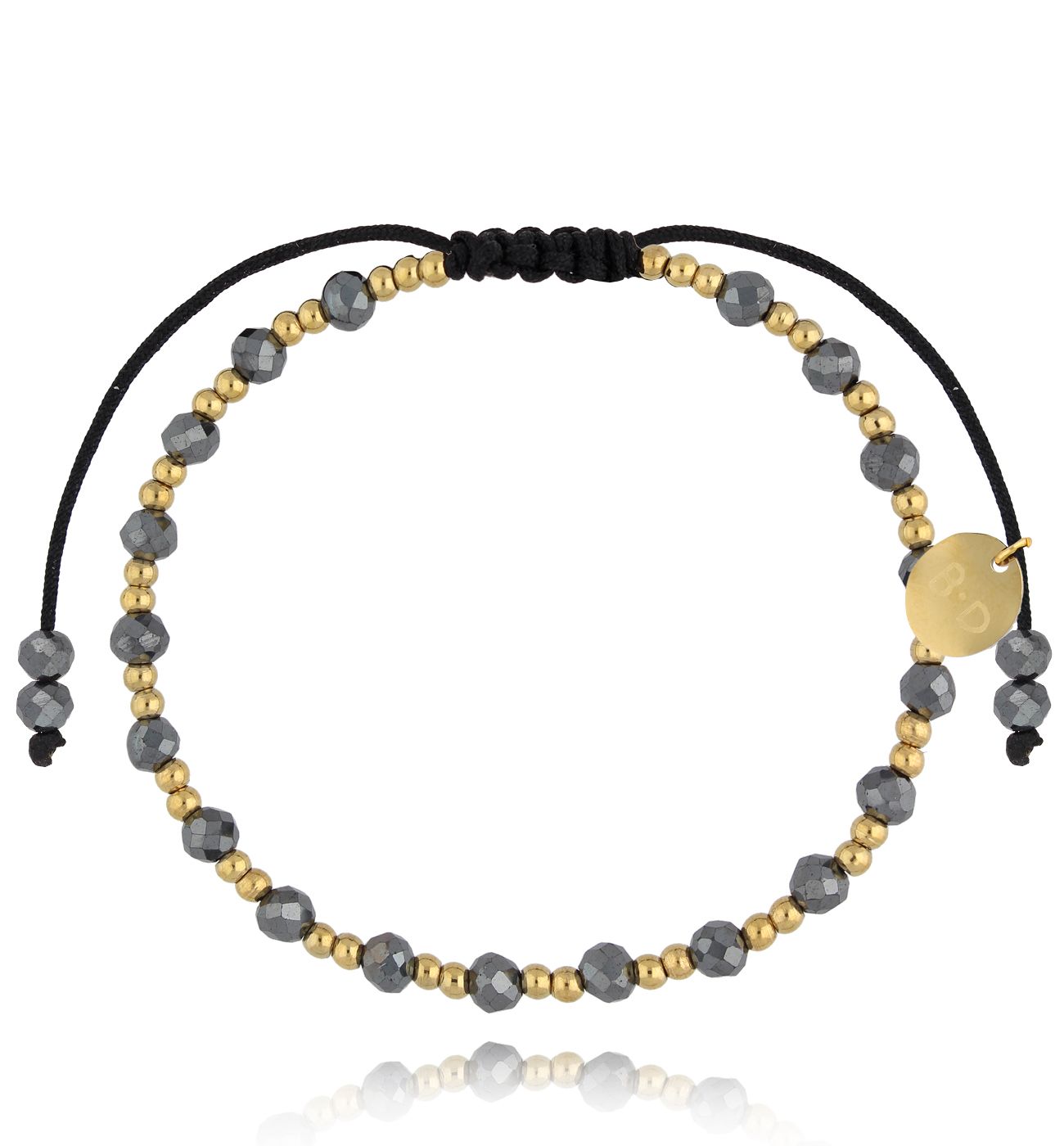 Bransoletka z terrahertzem złota Midnight Sky BMT0174 - By Dziubeka