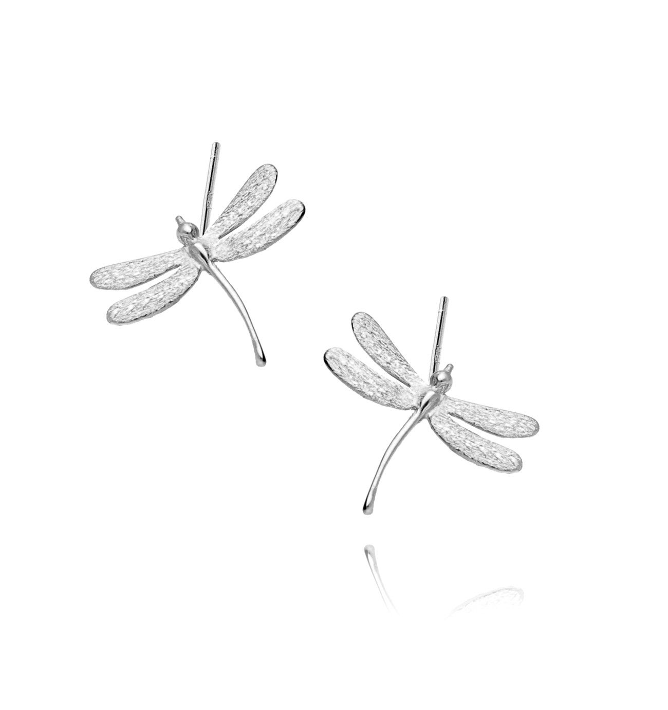 Kolczyki srebrne ważki KSE0022