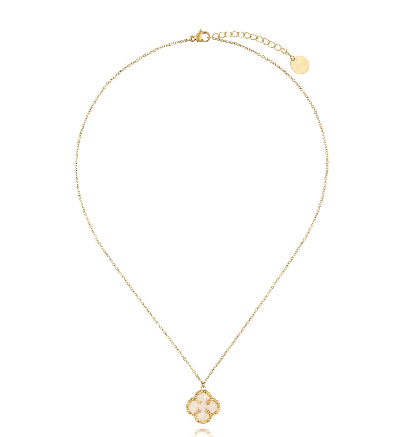 Naszyjnik z koniczynką Clover NSY0257 - By Dziubeka