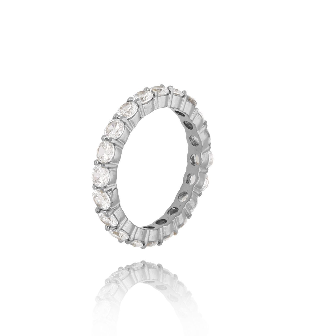 Pierścionek srebrny ze stali szlachetnej Ophelia - By Dziubeka