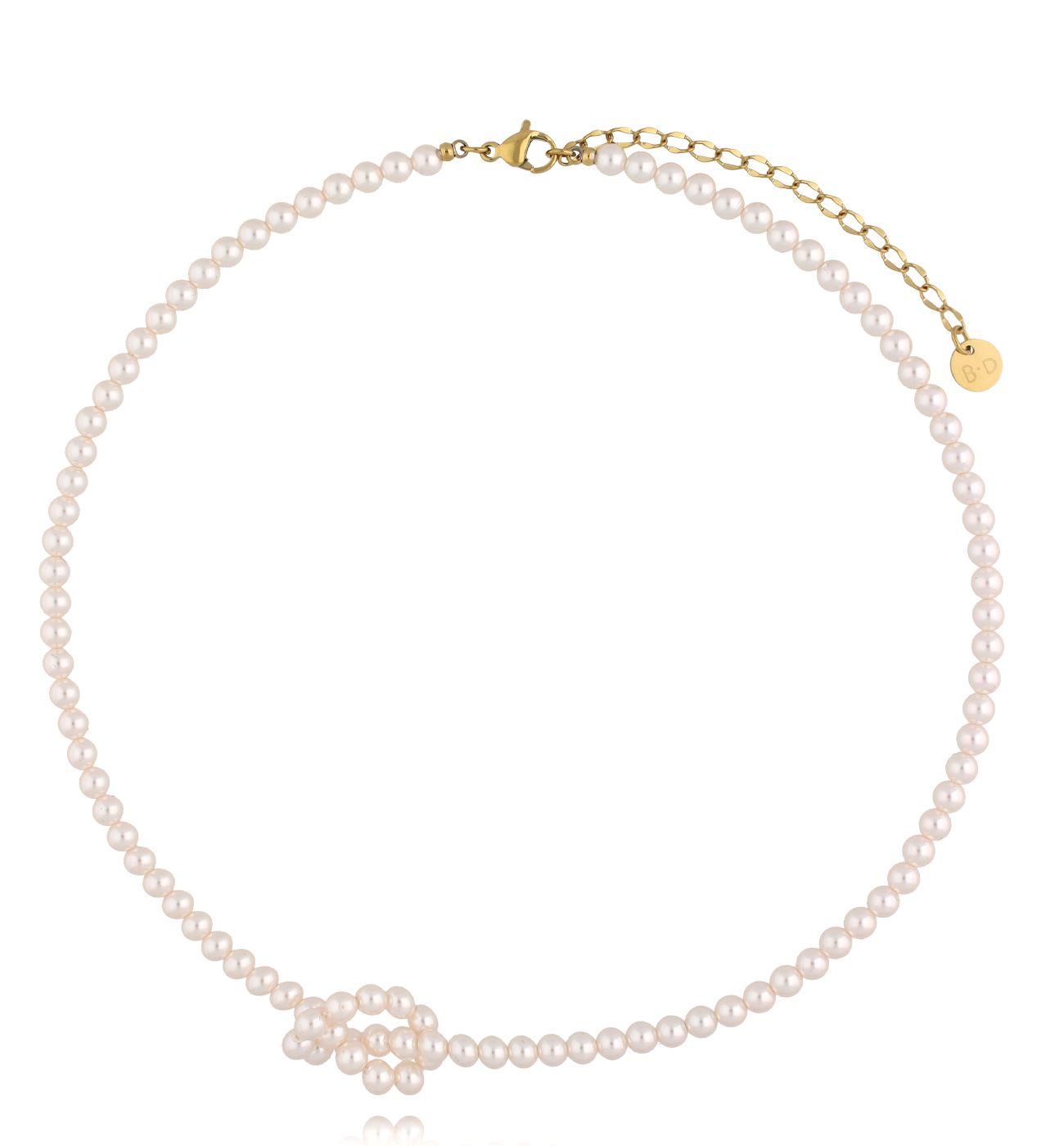 Naszyjnik z pereł asymetryczny - By Dziubeka