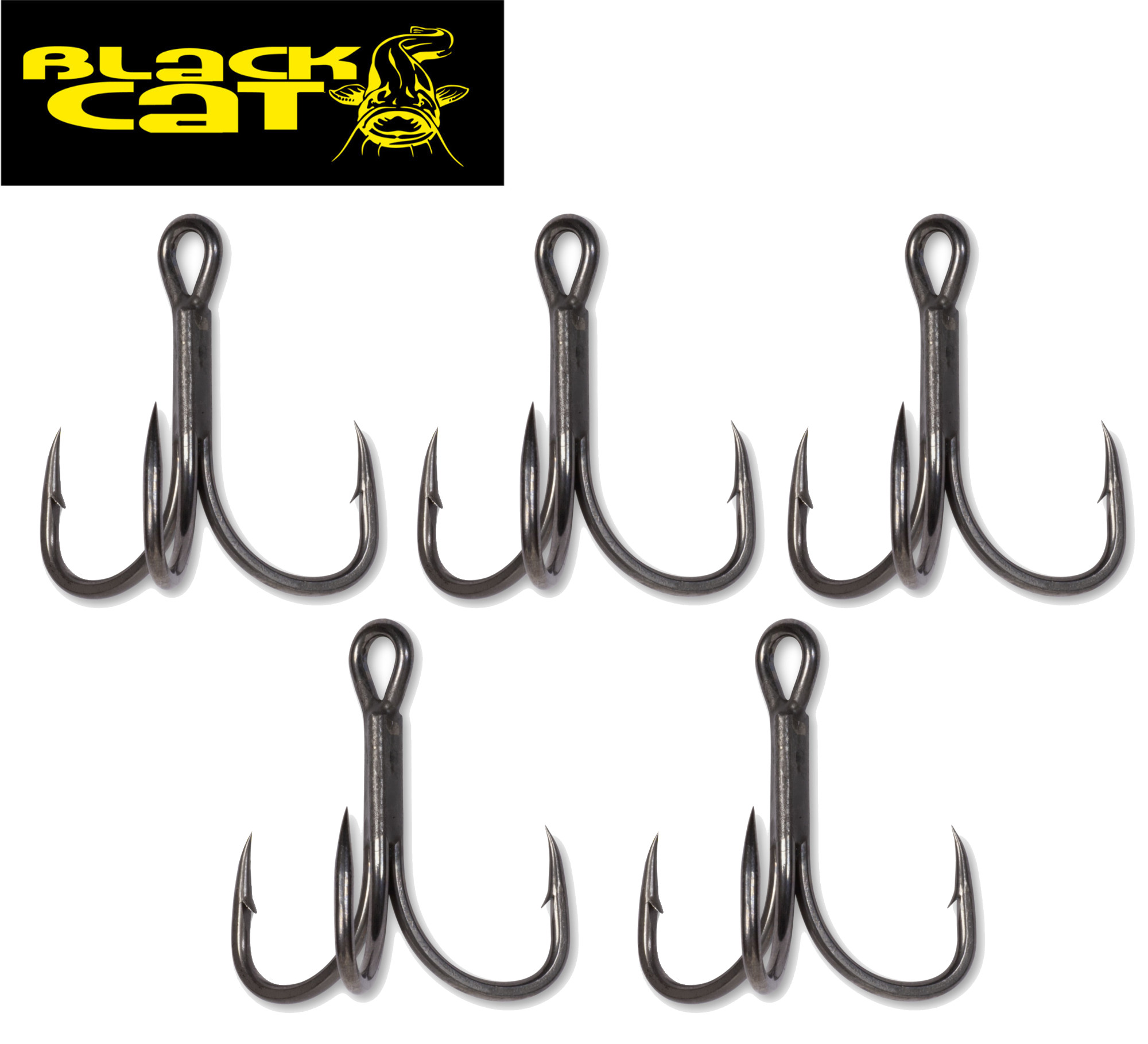 Black Cat Kotwiczka Curved Point DG coating 2/0