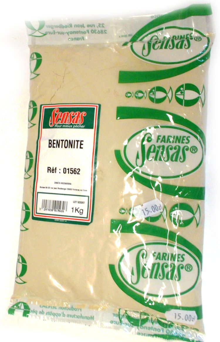 SENSAS BENTONITE KLEJ 1KG