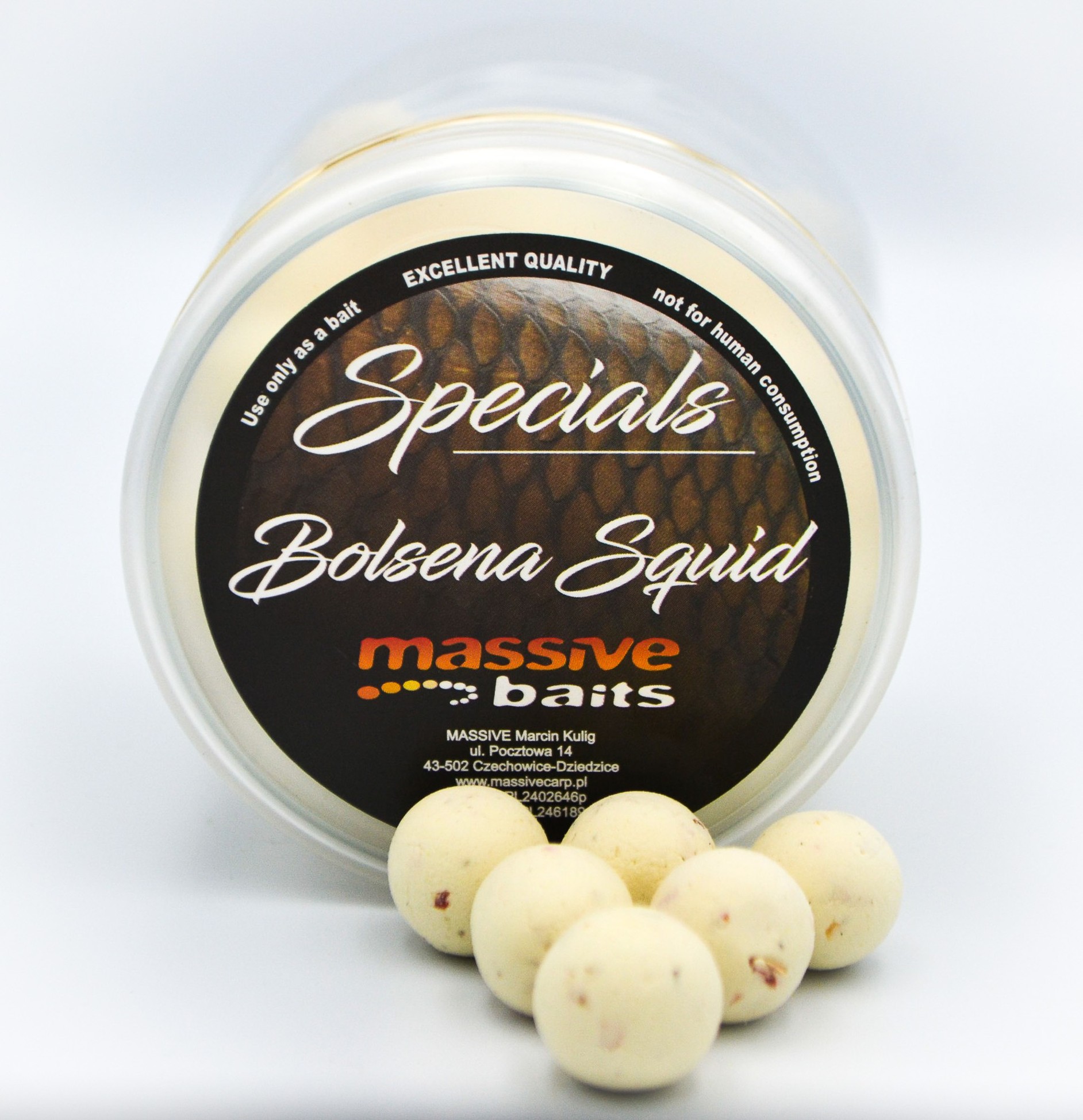 Massive Baits Kulki Special Pop Up Bolsena Squid 14mm
