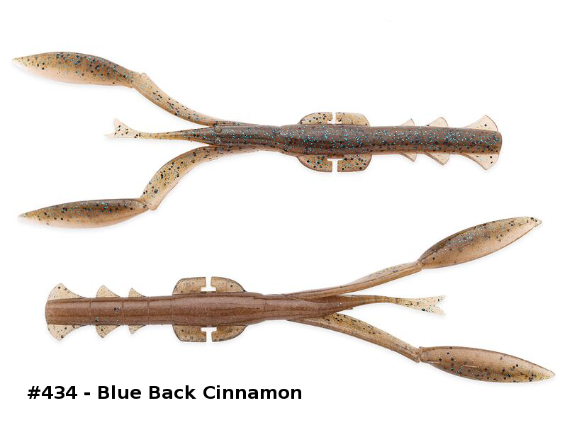 Keitech Guma Rak Krewetka Neco Camaron 5,5" 14cm 434 Blue Back Cinnamonn