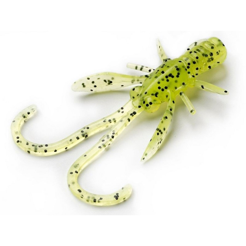 FishUp Przynęta Guma Rak Baffi Fly 4,1cm Chartreuse Black