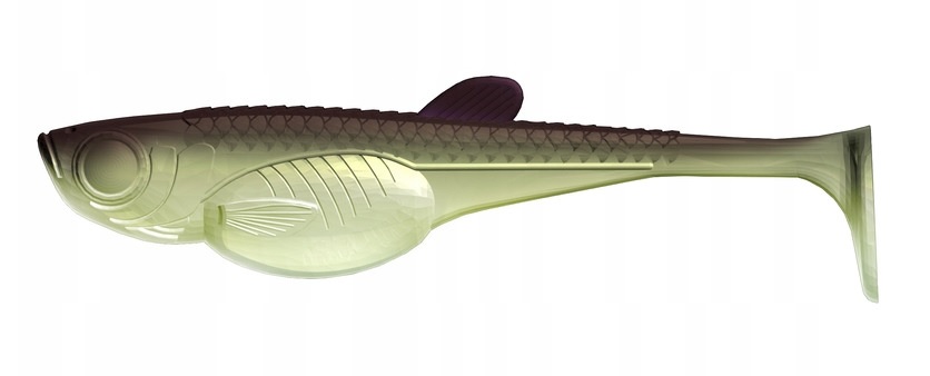 Libra Lures Guma Embrion Shad 5cm #129 Magic Ayu