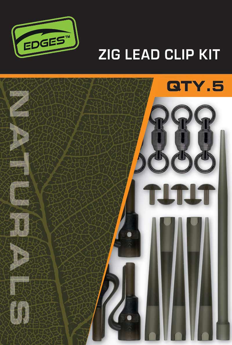 Fox Zestaw NATURALS ZIG LEAD CLIP KIT