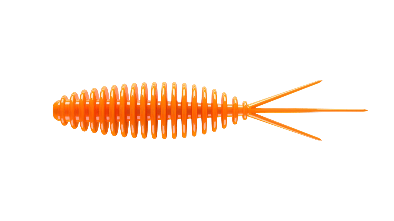 Libra Lures Guma Turbo Worm Mini 3,5cm #011 Hot Orange / Cheese