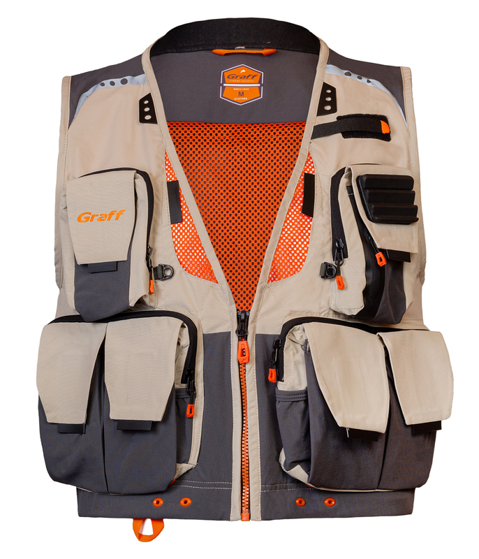 GRAFF Kamizelka wędkarska 329-B-1 "3XL"
