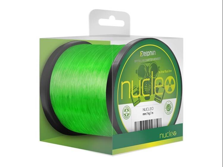 Delphin Żyłka karpiowa Nucleo fluo zielony 0,25mm 5,4kg 600m