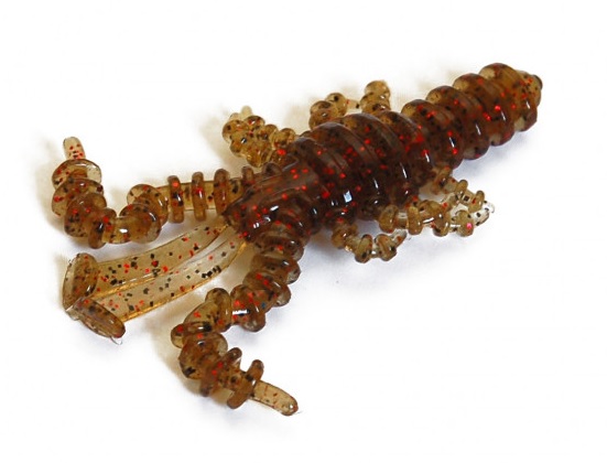 Bait Breath przynęta guma Mosya 2" 5cm #142 Green Pumpkin Black Red Flake