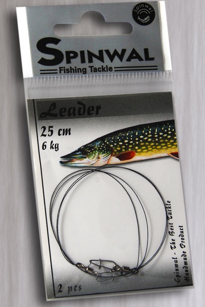 Spinwal Przypon Wolframowy Leader 25cm 6kg
