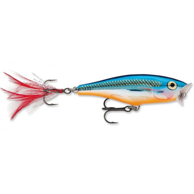 Rapala Wobler Skitter Pop Pływający 5cm Silver Blue