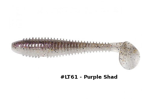 Keitech Guma Swing Impact Fat 3,3" 8,4cm LT61 Purple Shad