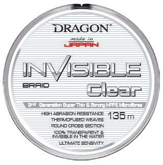 DRAGON Plecionka Invisible CLEAR Momoi 0.16 mm 15,20 kg przeźroczysta 135 m
