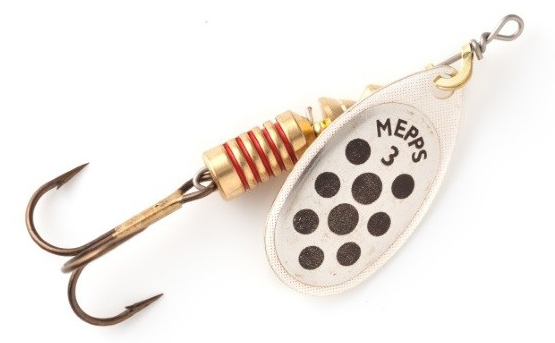 Mepps błystka AGLIA SREBRNA / CZARNE KROPKI #2