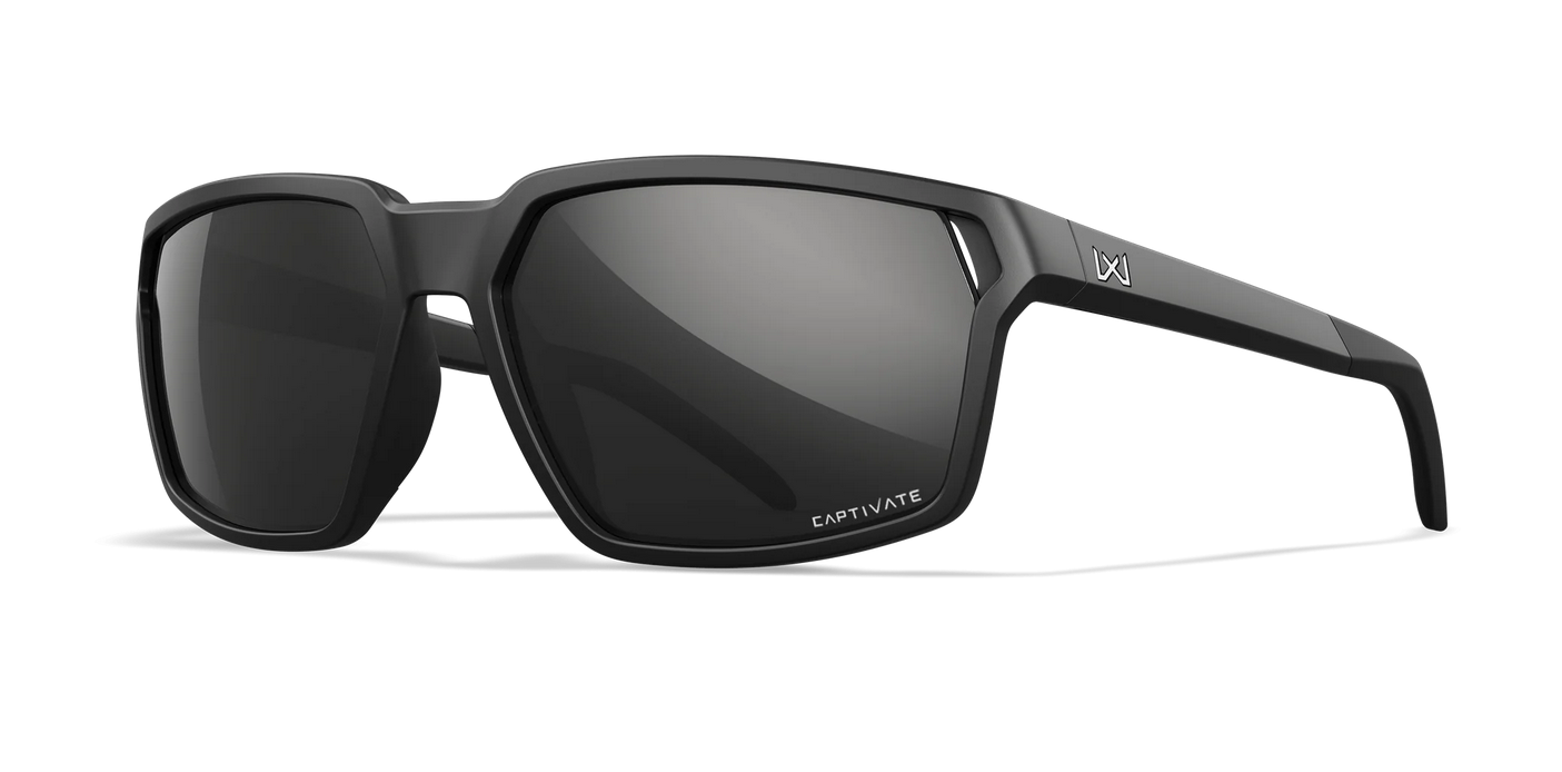 Wiley X Okulary Sierra Captivate Polarized Black Mirror/Matte Black
