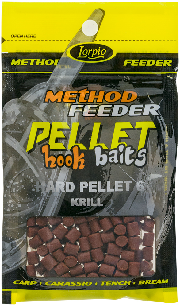 LORPIO PELLET HACZYKOWY HOOK BAITS HARD PELLET KRILL 6mm