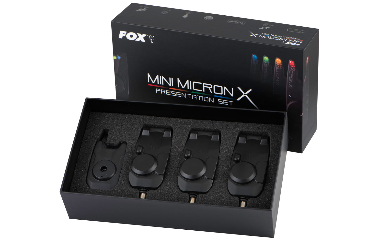 Fox Sygnalizatory Mini Micron X 3 Rod Set 3+1