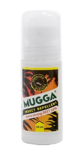 MUGGA ROLL-ON 50% DEET KLESZCZE KOMARY 50ML - Petrostar