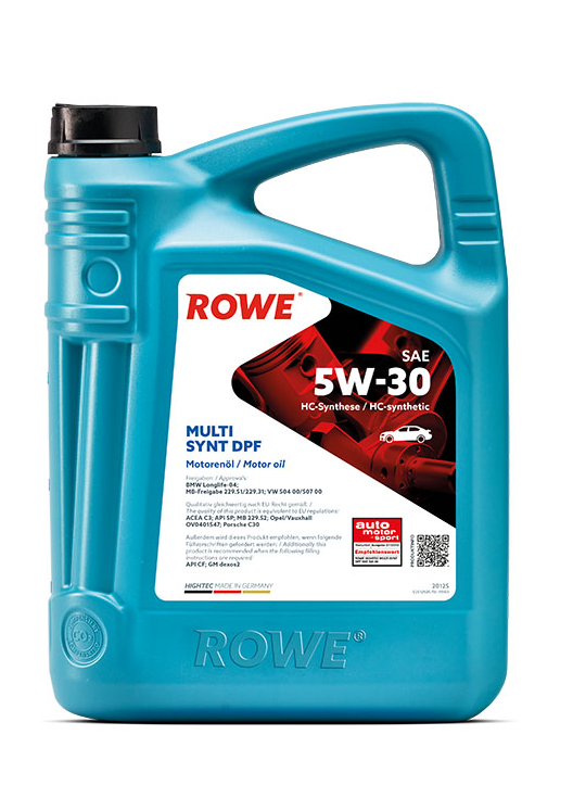 ROWE 5W30 HIGHTEC MULTI SYNT DPF 504/507 4L - Petrostar