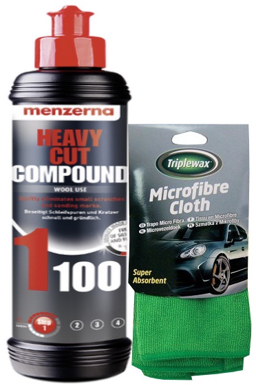 MENZERNA HCC 1100 (FG500) PASTA POLERSKA 1L +MIKROFIBRA - Petrostar