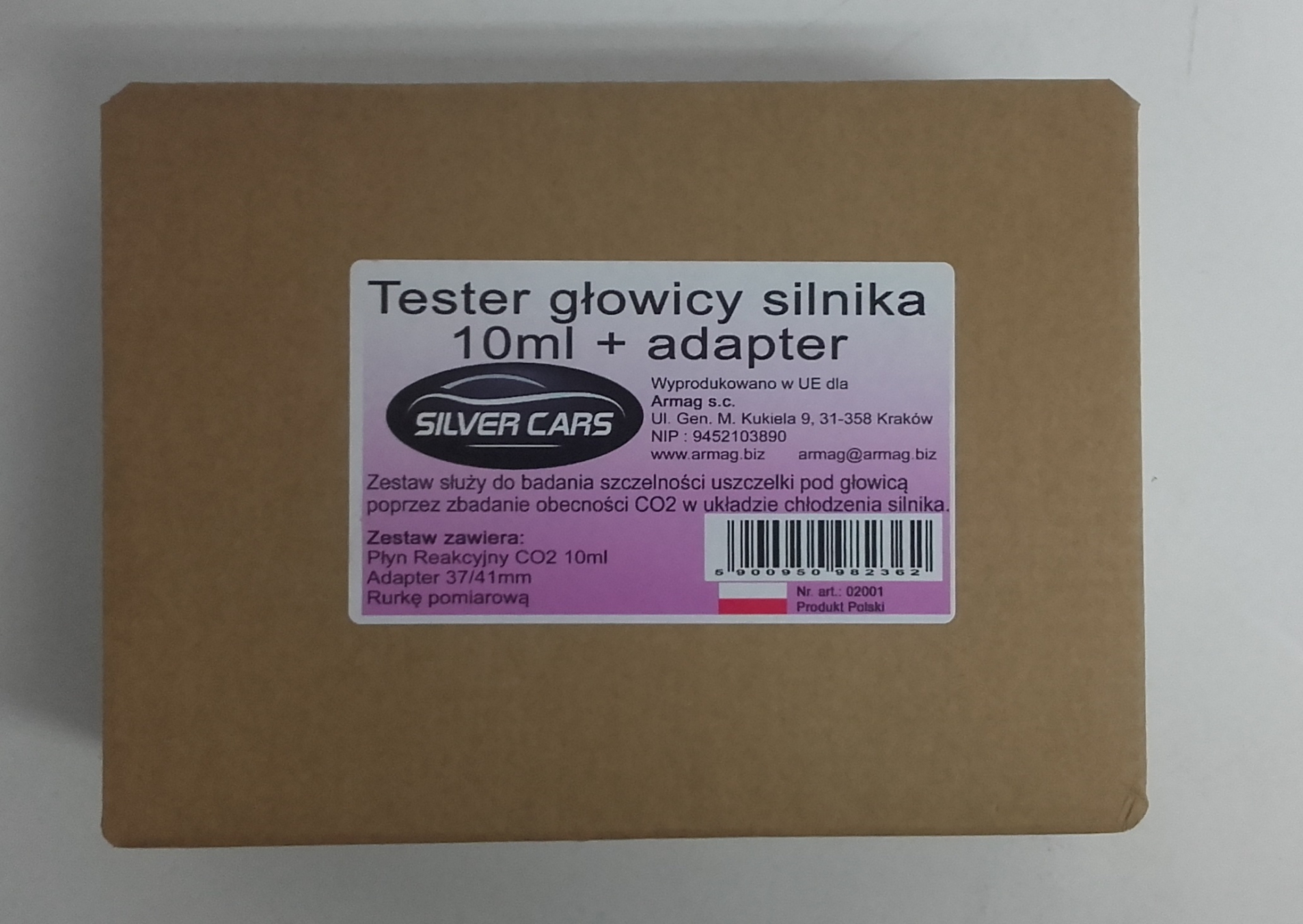 SILVER CARS TESTER SZCZELNOŚCI GŁOWICY 10ML - Petrostar
