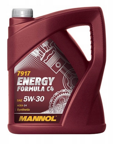 MANNOL 7917 ENERGY FORMULA C4 5W30 5L - Petrostar