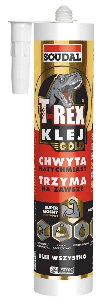 SOUDAL T-REX GOLD KLEJ MONTAŻOWY MOCNY 290ML - Petrostar