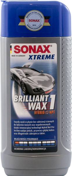 SONAX XTREME BRILLANTWAX 1 NANOPRO WOSK 250ML - Petrostar