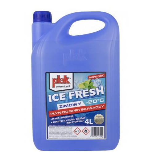 PLAK ICE FRESH ZIMOWY PŁYN DO SPRYSKIWACZY -20°C 4L - Petrostar