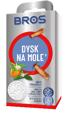 BROS DYSK NA MOLE ZAPACH POMARAŃCZOWY 1szt - Petrostar