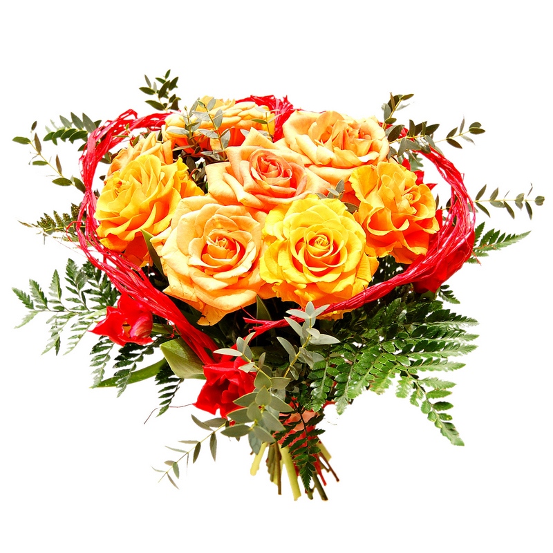 E-Kwiaty - Bukiet Kwiatowe Serce - Dostawa w Całej Polsce - Poczta Bukietowa