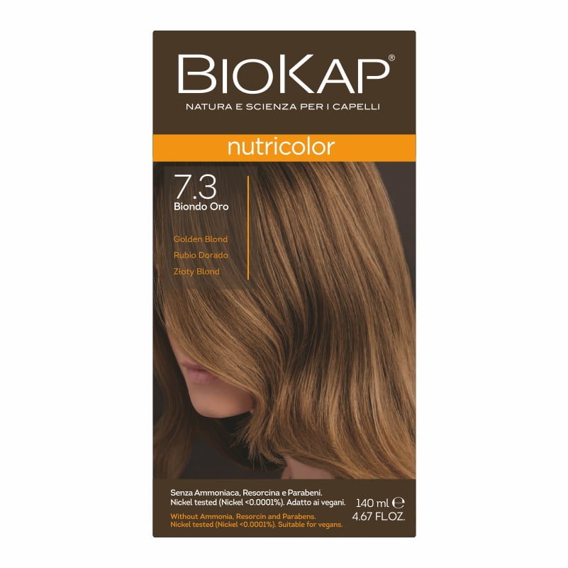 Złoty Blond farba Biokap Nutricolor, 7.3